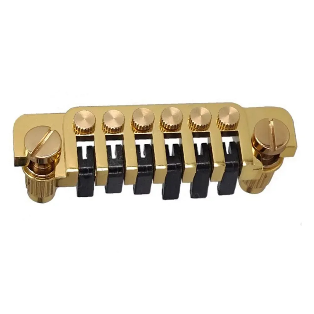 Electric Guitar Bridge Stop Bar for LP Style Guitars Vintage 70s Design Zinc Alloy Construction for Stability and