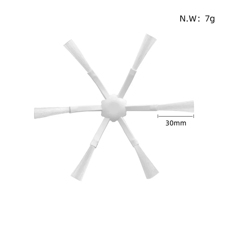 قطع غيار مكنسة كهربائية روبوت ، قماش ممسحة فلتر ، استبدال فرشاة جانبية رئيسية ، مكنسة روبوت شاومي مي ، STYTJ03ZHM ، 2