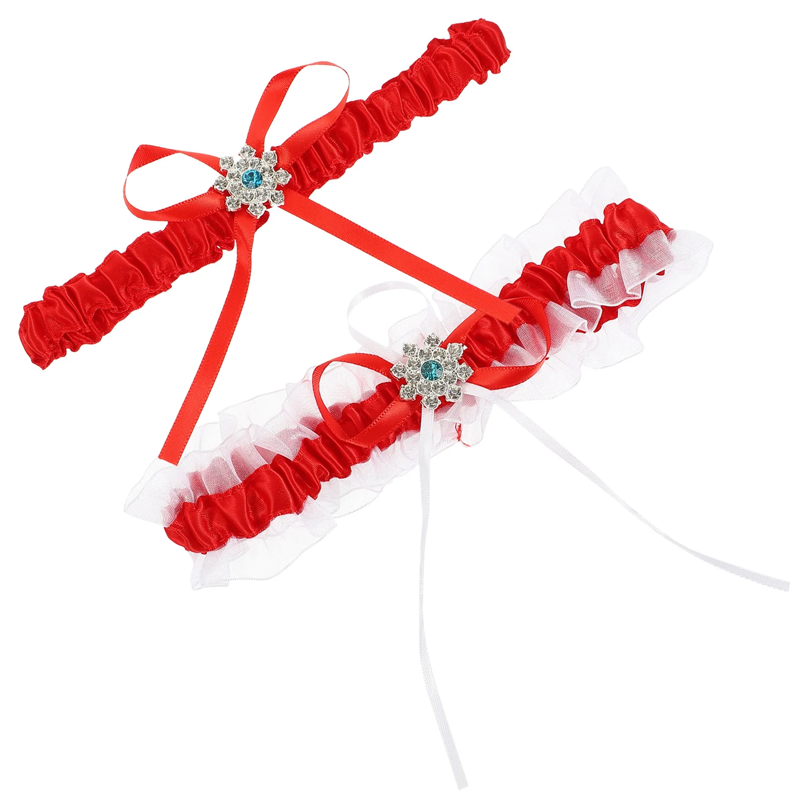 

1Set Lace Leg Ring Bridal Garter Elegant Stretchable Design for Wedding Ceremony Decoration Perfect Bridal Accessory Prom