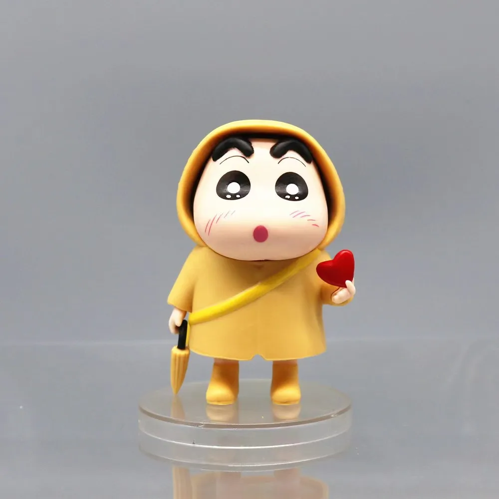 Crayon Shin ChanDisney kredka Shin Chan Kawaii Anime ozdoby na biurko kreskówka na dekoracje na ciasto śliczne urodziny boże narodzenie lalka