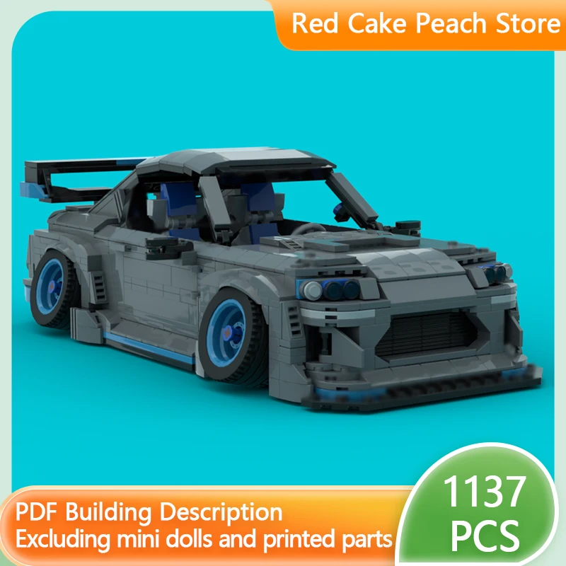 

Speed Racing Car Model MOC Building Bricks MK4 Widebody Sports Car Modular Technology Children Holiday Gifts Assemble Toys Suit