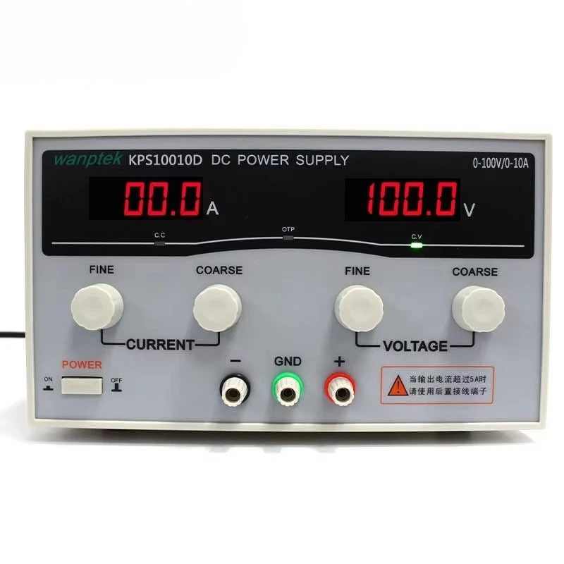KPS10010D عالية الطاقة 1000 واط 0 ~ 100 فولت 0 ~ 10A 110 فولت/220 فولت الدقة الرقمية تيار مستمر امدادات الطاقة الولايات المتحدة/الاتحاد الأوروبي/الاتحاد الأفريقي التوصيل