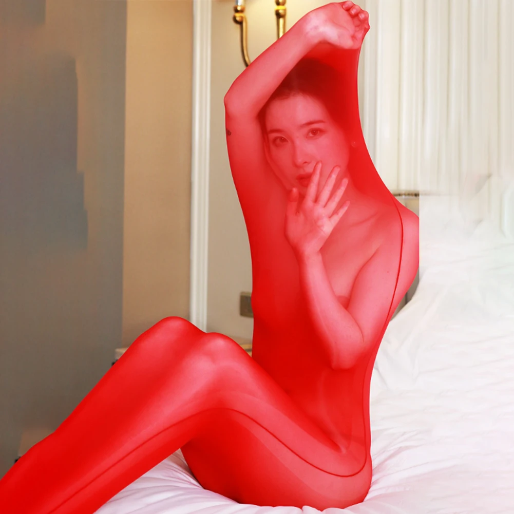 

Women Sexy Sleeping Bag Sheer Mesh Transparent Body Stocking See Through Full Bodysuit Tights Pantyhose Erotic Underwear