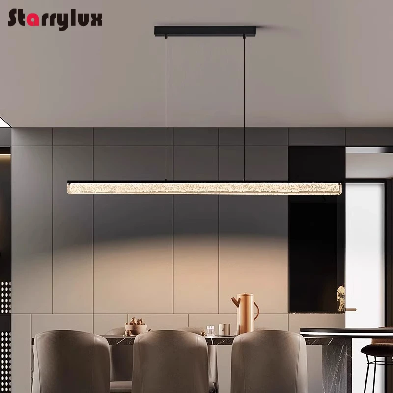 

Luxury Modern MinimalistDesigner Stainless Steel Pendant Light Platinum Resin Dining Lamp