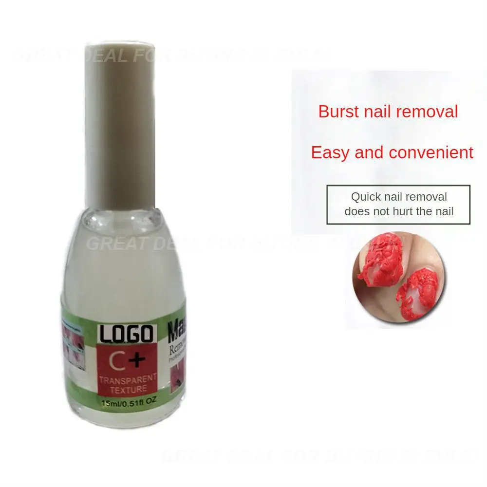 Zapobiec żółknięciu paznokci żel Manicure łatwo usunąć żelowy lakier do paznokci pęknięcie paznokci usuwanie żelu delikatny nie stymulujący