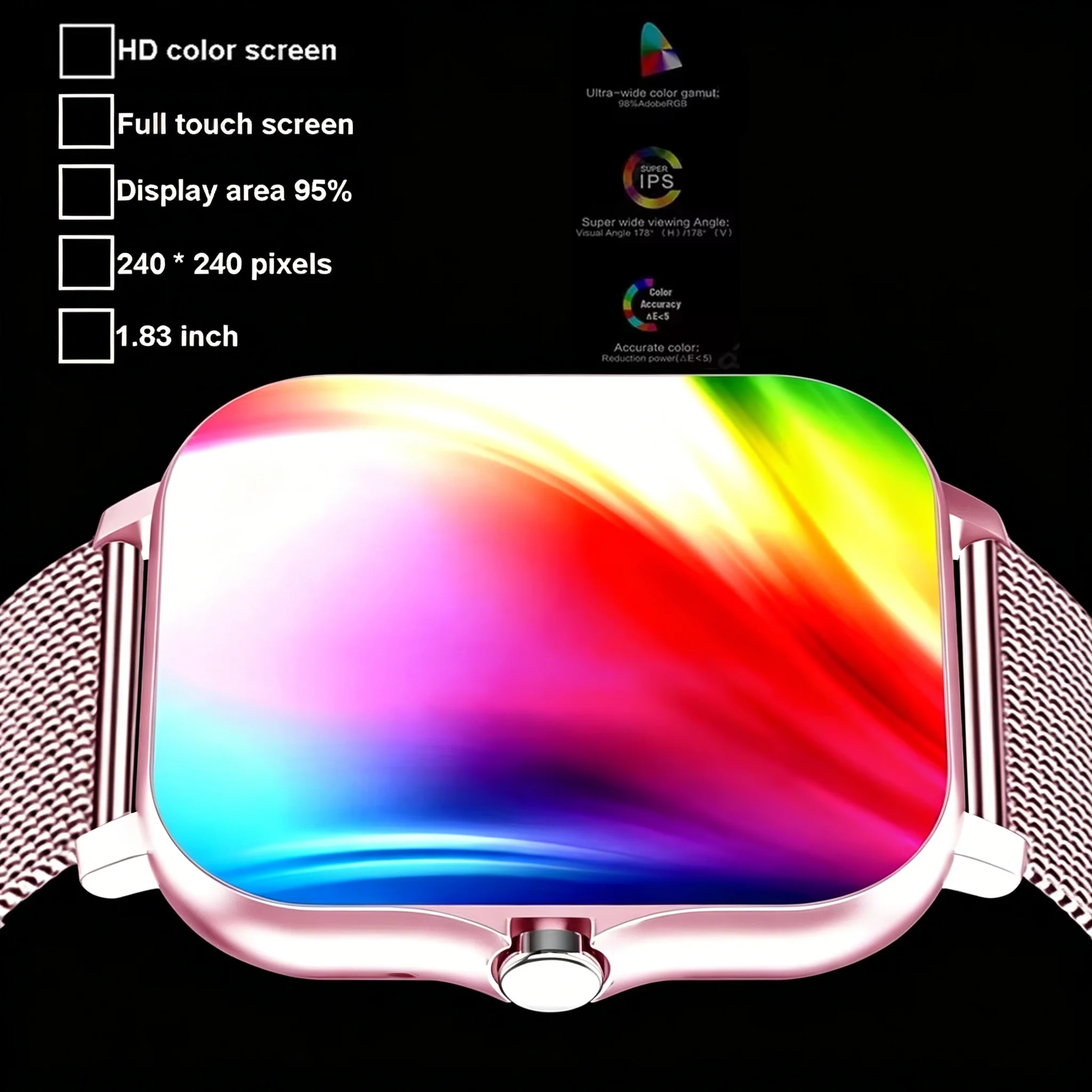 2026 New Multifunctional Smart Watch Men & Women Bluetooth Connected Phone Music Fitness Sports Bracelet Sleep Monitor Watch