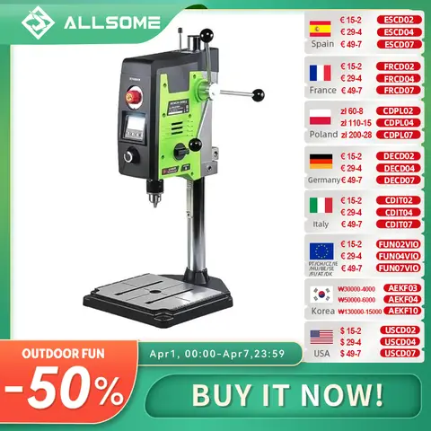 6-Speed Bench Drill Press Allsome