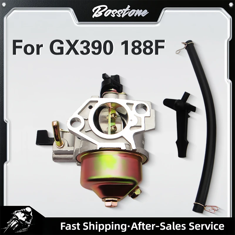 Карбюратор для Honda GX340 GX390 GX420 188F 190F 5-6.5 кВт 11 л.с. 13 л.с. 16100-ZF6-V01 с