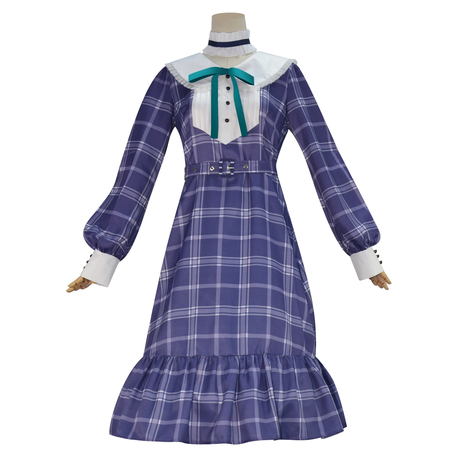 

Mortis Plaid dress Anime costumes Elegant style Guitarist Band members