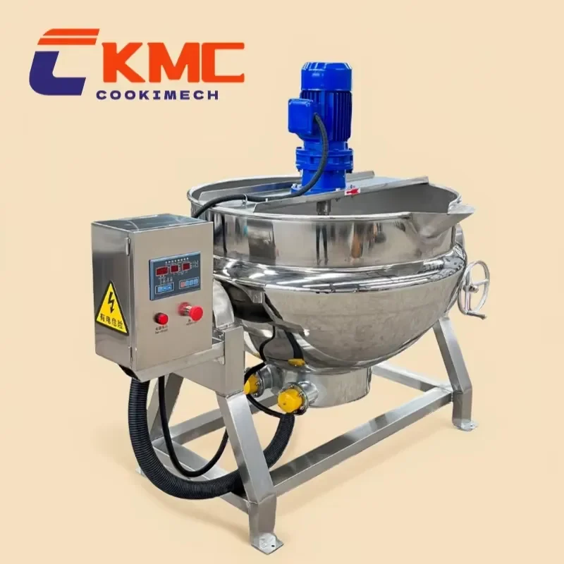 2026 Factory Automatic Semi-automatic Planetary Cooking Mixer Stirring Pot Fried Rice Frying Machine\Jam Cooking Pot