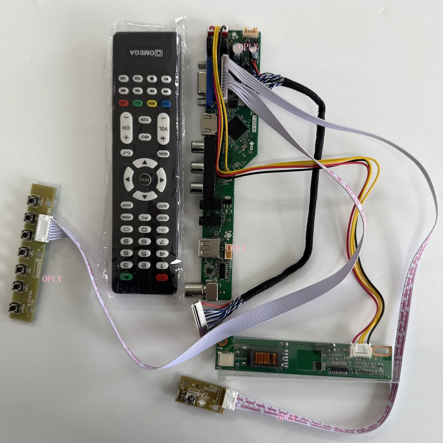 TV Controller Board HDMI-compatible AV VGA  USB for B121EW03 B121EW03 V3 1280X800 12.1