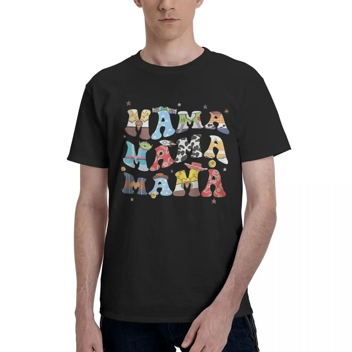 Cowboy Boots Pattern Print Movement Top tee High quality Home Championship Classic Eur Size
