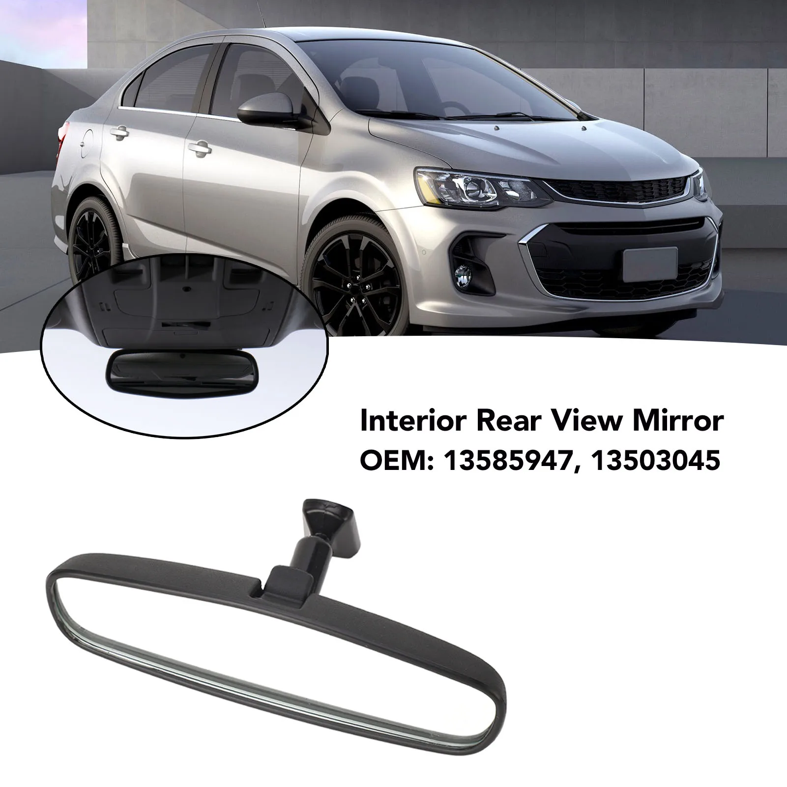 

Внутреннее зеркало автомобиля Интерьерное зеркало заднего вида 13585947 для болта Spark Volt