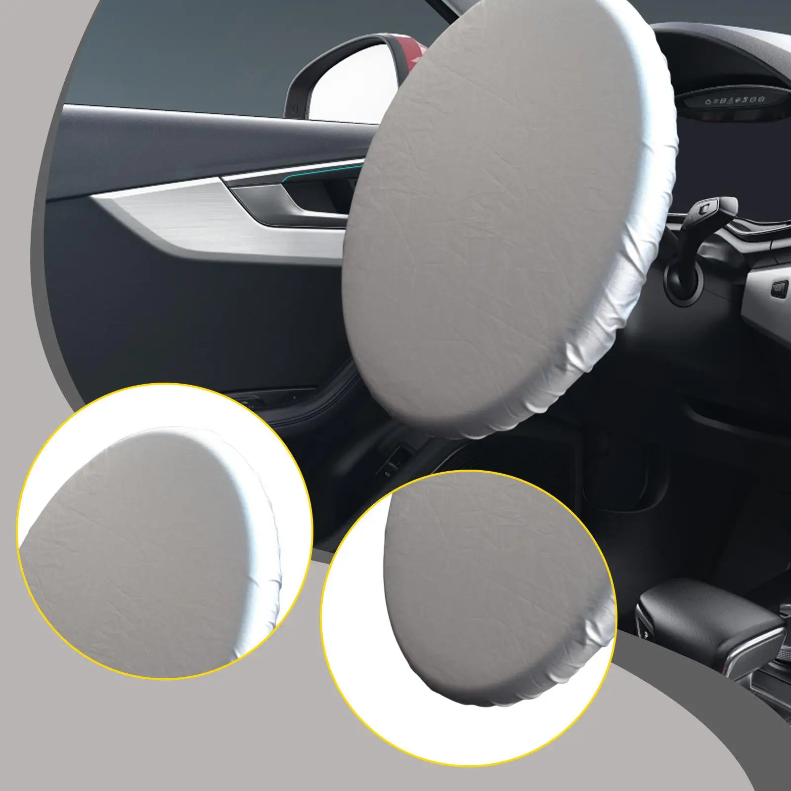 

Steering Wheel Sun Shade Cover Cool Heat Protection Anti Heat Sun Visor Car Accessories Auto Interior Protector for SUV Van