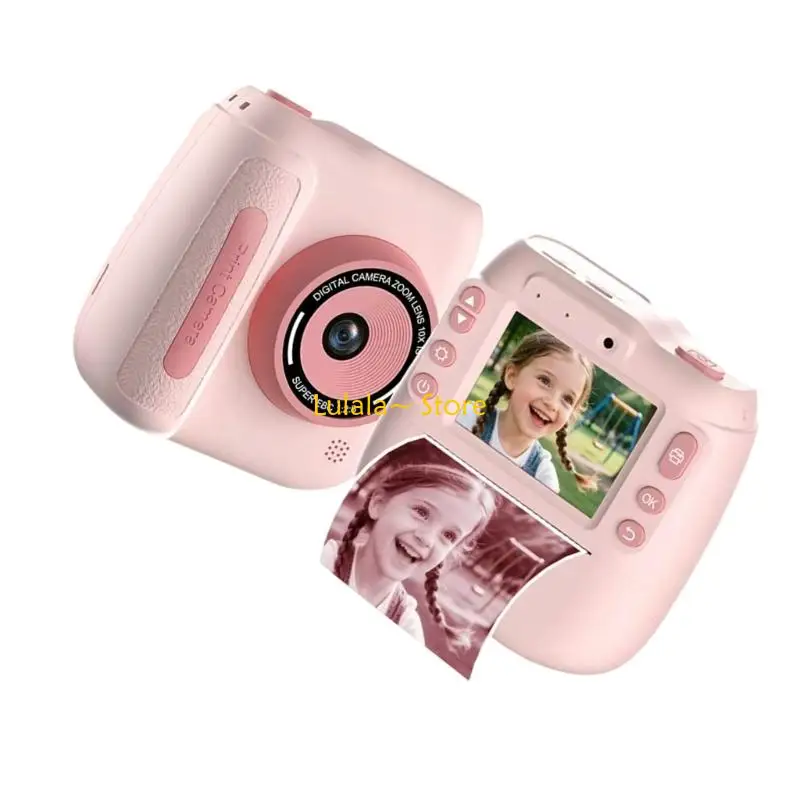Y4QA Double Camera Kids Video Recorder 1080p เครื่องพิมพ์ภาพถ่ายความละเอียด