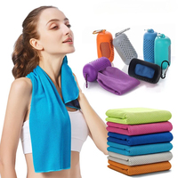 Outdoor Microfiber Quick Drying Sports Cooling Ice Towel Cold Sports Towel Fitness Cool Towel Camping 1 pc