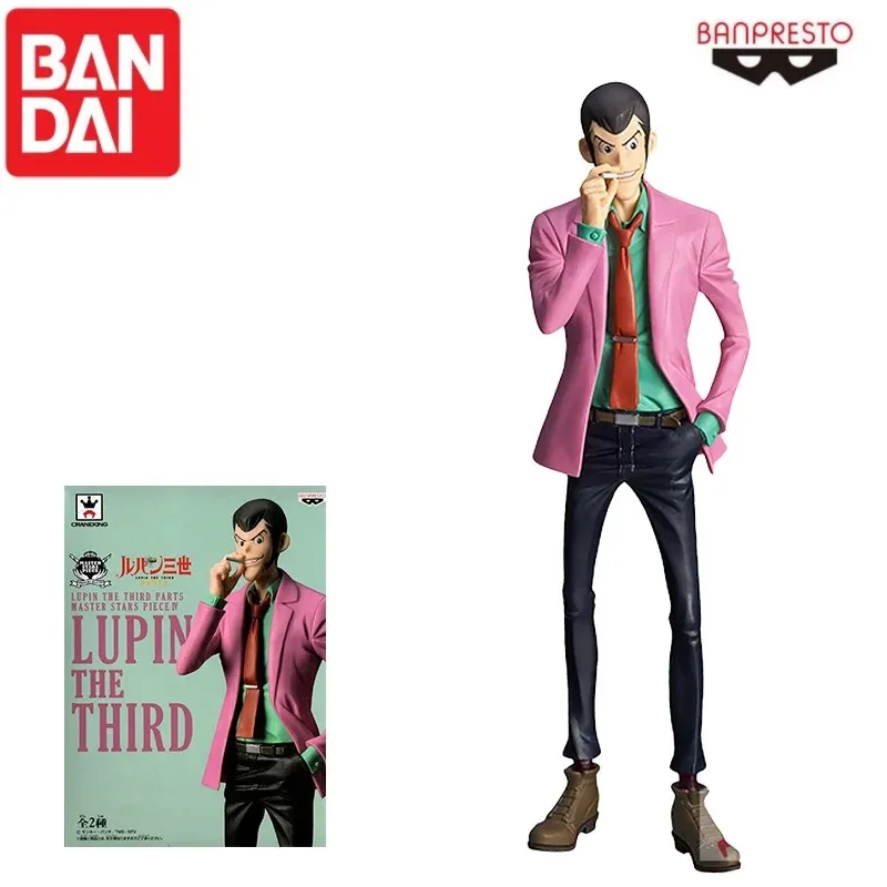 Oryginalne figurki akcji Bandai Banpresto Lupin III MSP Smoking Series, zabawki modelarskie, ozdoby na biurko, kolekcjonerskie prezenty - dostępne od ręki.