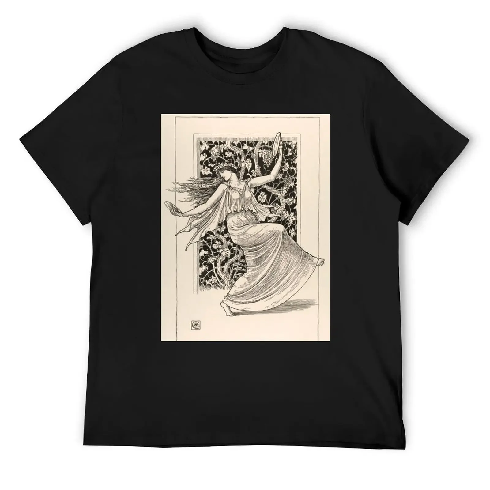 

Dancing Nymph by Walter Crane, 1895 T-Shirt graphic shirts custom shirt summer top customs shirts men