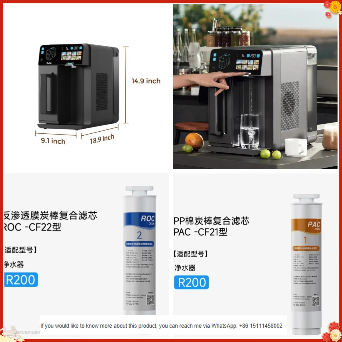 R201 Premium Household RO Reverse Osmosis Water Dispenser – Sturdy, Durable, Desktop Purifier, No Installation Required