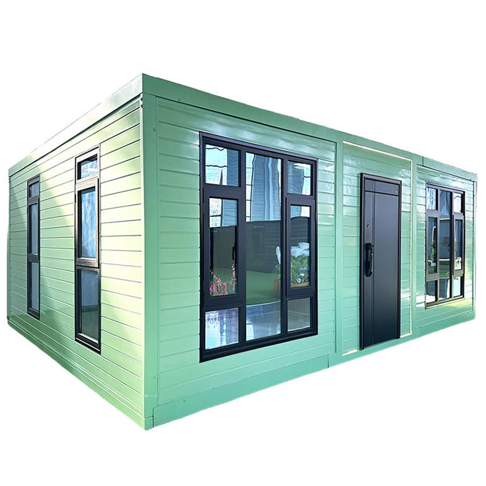 Expandable Container Home Tiny Prefabricated House with Foldable Terrace for Supermarket Application container house for sale