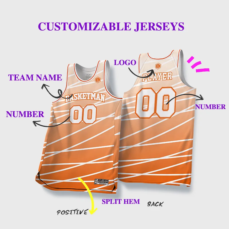 BASKETMAN Basketball Uniforms For Men Customizable Hot Press Prints Name Number Logo Jerseys Shorts Anniversary Luxury Tracksuit