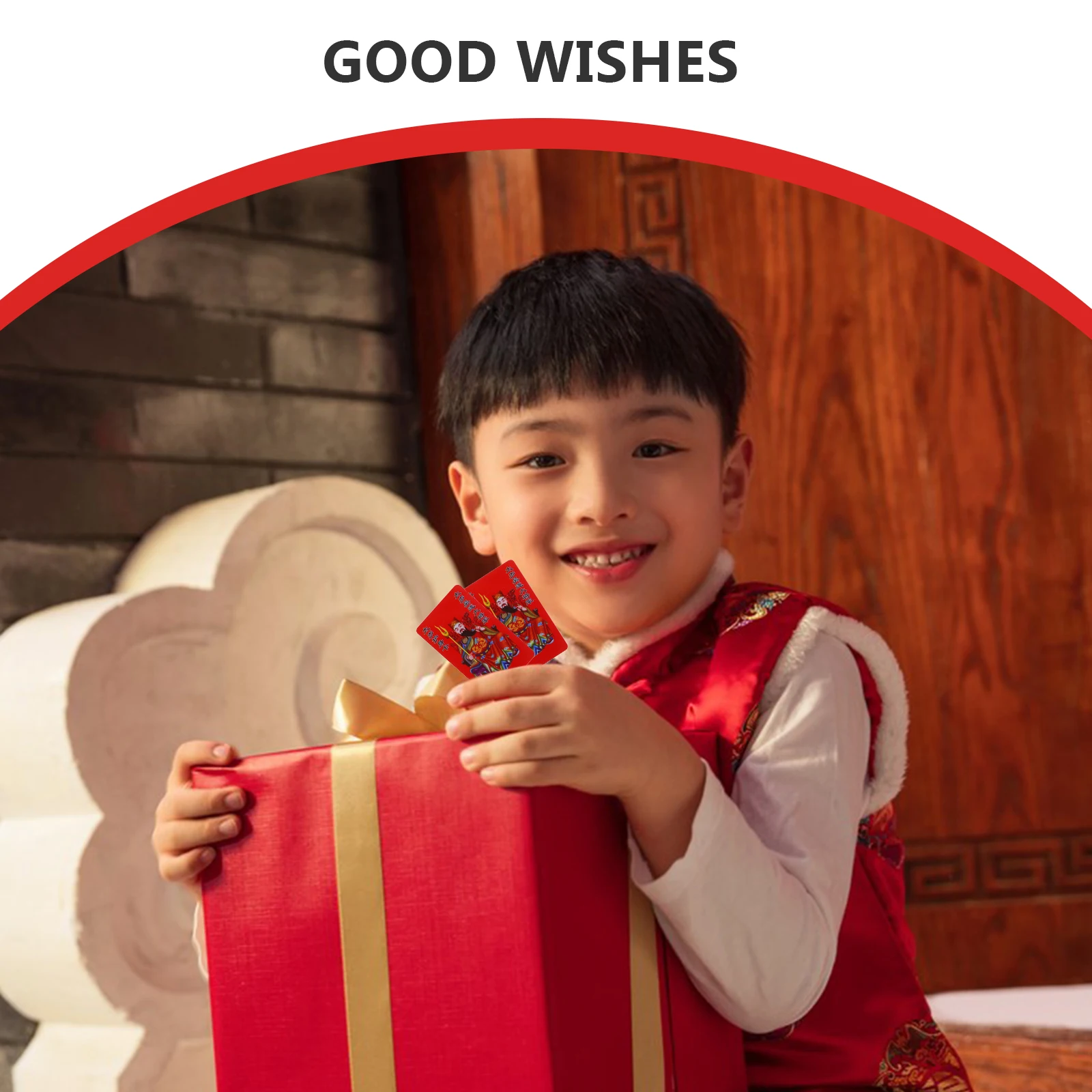 10pcs Taisui Card Feng Shui Home Decor Snake Year Amulet Wealth Protection Lightweight PVC Material Functional Bookmark