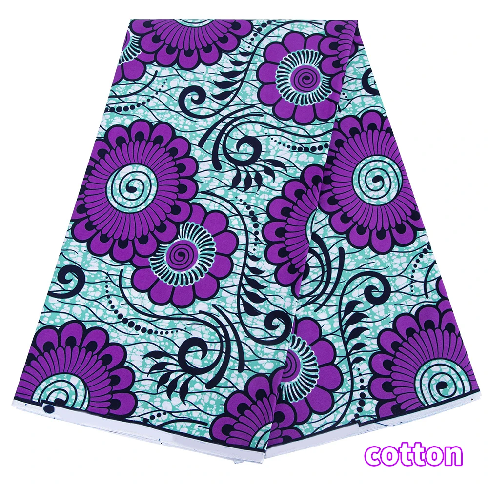Ankara Fabric African Real Wax Print Cotton 100% New Design 2023 Tissus Wax Africain Patchwork Fabric for Dress A-29