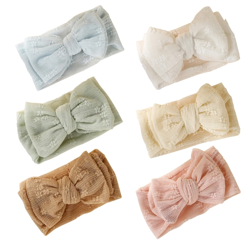 Trend Babies Headband Double Layers Hair Ribbon Photoshoots Props Shower Gift