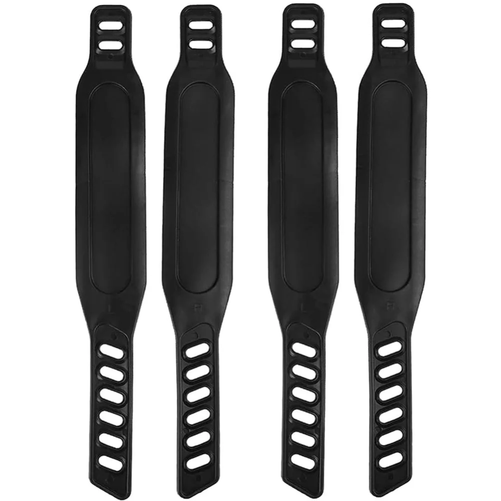 

Аксессуары для велосипедных педалей, регулируемый ремень для педалей для повседневных велосипедистов, прозрачные марки для замены левой и правой