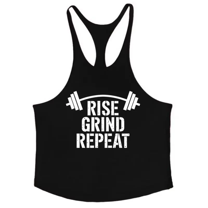 Bodybuilding Narrow Strap Sleeveless Tank Top Men, Cotton Gym Vest with Anti-Shrink for Muscle Definition & Regular Gym Use