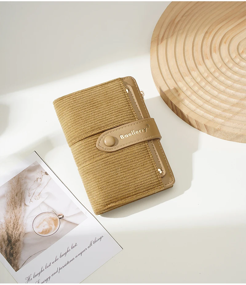 Braellery Multi-card Holder for Women Large Capacity Wallets Female Fashion Wallets Coin Change Purse Patchwork Design Purse
