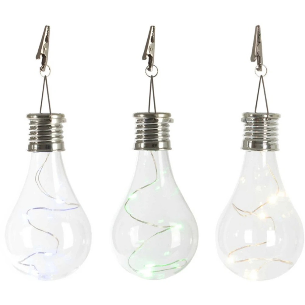 

Portable Solar LED Light Bulb Eco Friendly 8000H Lifespan Hanging Outdoor Decorative Waterproof Garden Camping