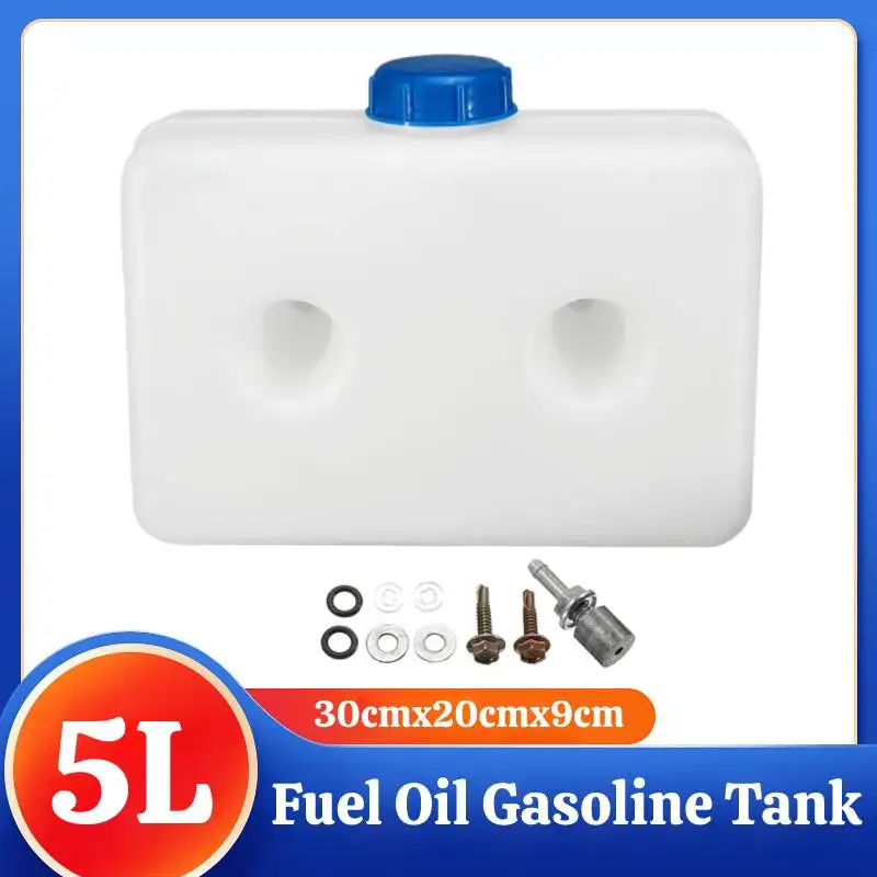 Universal Portable 5L Plastic Fuel Oil Gasoline Tank Gas Oil Storage Large Capacity Oil Storage Box Multifunction Car Truck