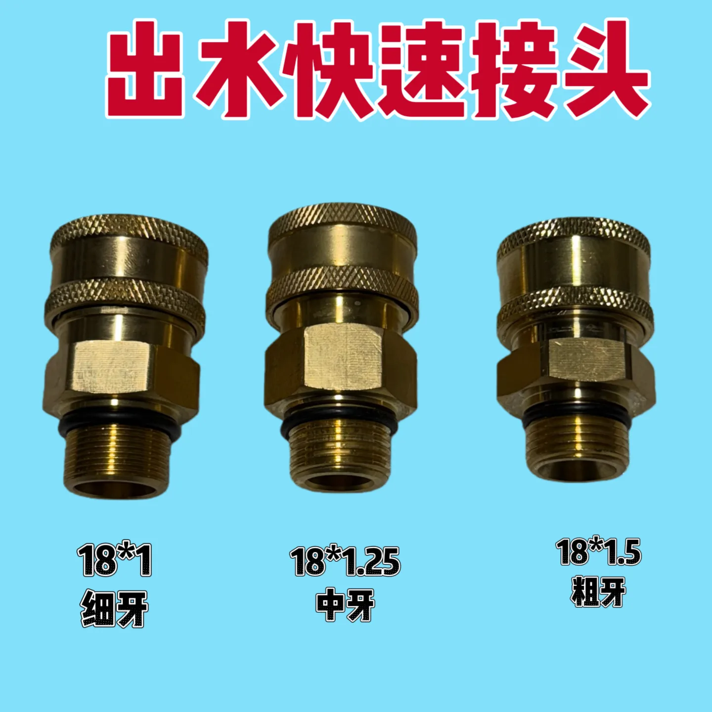 for Flying Jiashite Black Cat 1812/1814/1850 High Pressure Washer Car Washer Pump Check Valve Quick Connector