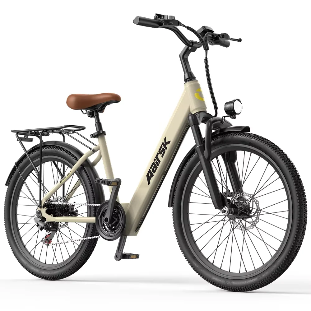 AliExpress NONE Aairsk SU7 Electric Bike Adult 750W Peak Power Motor 36V13AH Lithium Battery Electric Bicycle 24-inch Tire City Commuting E-bike