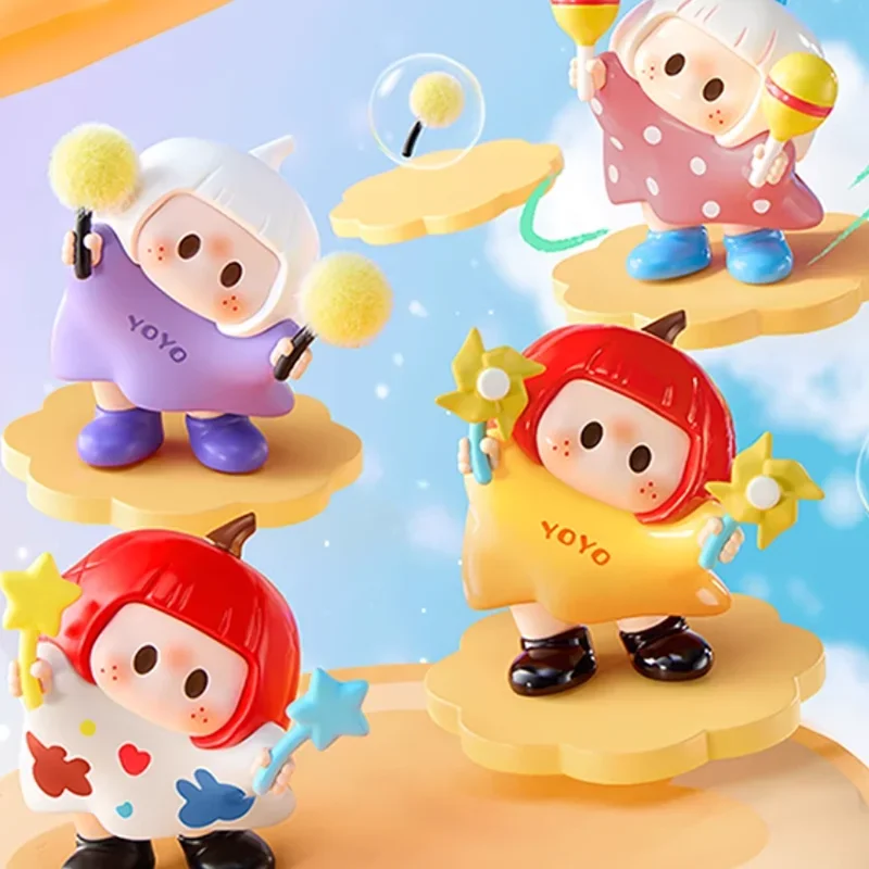 MINISO YOYO, коллекция наклонных головок, серия слепая коробка, игрушки, каваи, аниме, экшн-фигурка, сюрприз, тайная коробка, куклы, подарок для девочек