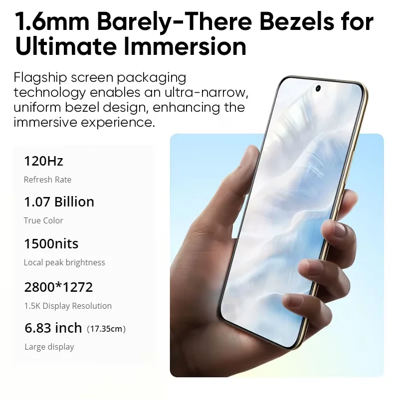 realme smartphone 5g – design et finitions