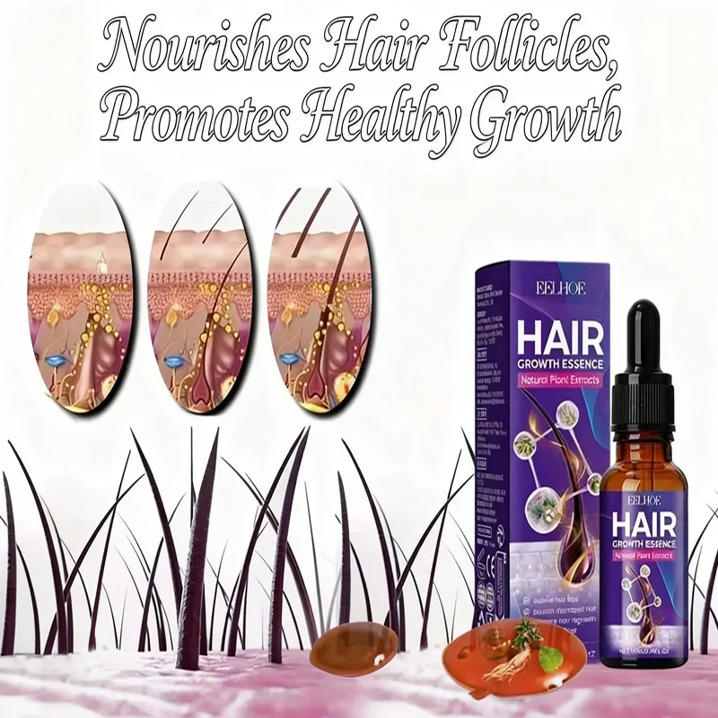 

2026 Biotin Fast Hair Growth Oil Products Care Scalp Massage Treatments Anti Hair Loss Effective Grow Thicker Hair Serum for Men