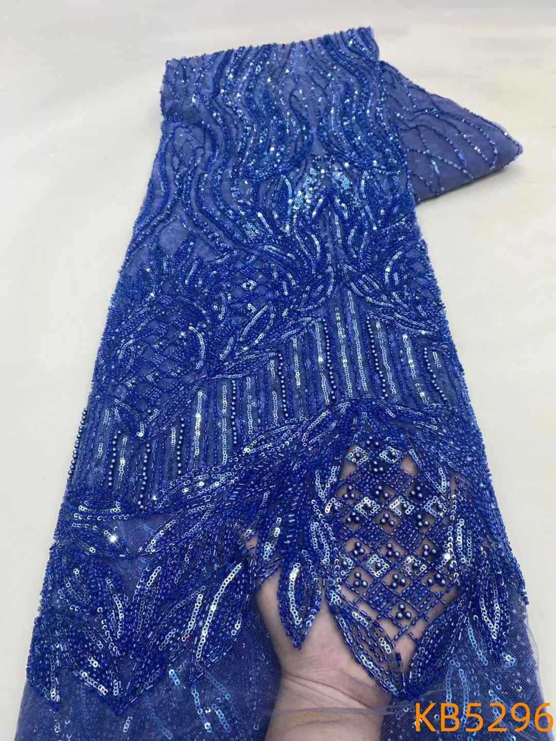 

Элитное кружево с бисером в африканском стиле, 2026, высокое качество, 5 ярдов, ручная работа, бисер, пайетки, ткань, нигерийское свадебное кружево для вечернего платья