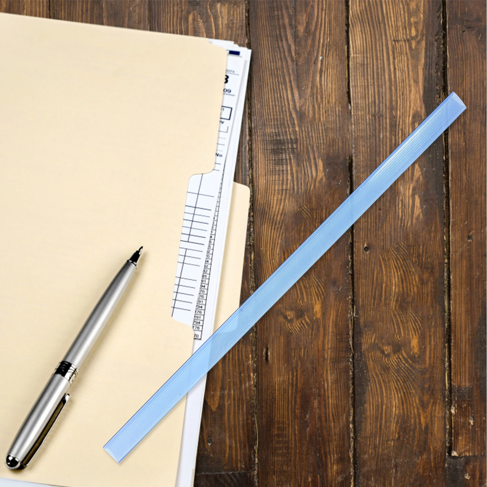 

20 Pcs Trolley Clip Bar Loose Leaf Binder Clips Nonporous Book Slide Binders Abs Bookbinding