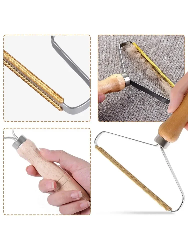 Portable Lint Remover Pet Hair Remover Brush Carpet Wool Coat Clothes Lint Pellet Manual Shaver Removal Scraper Cleaning Tool image 6