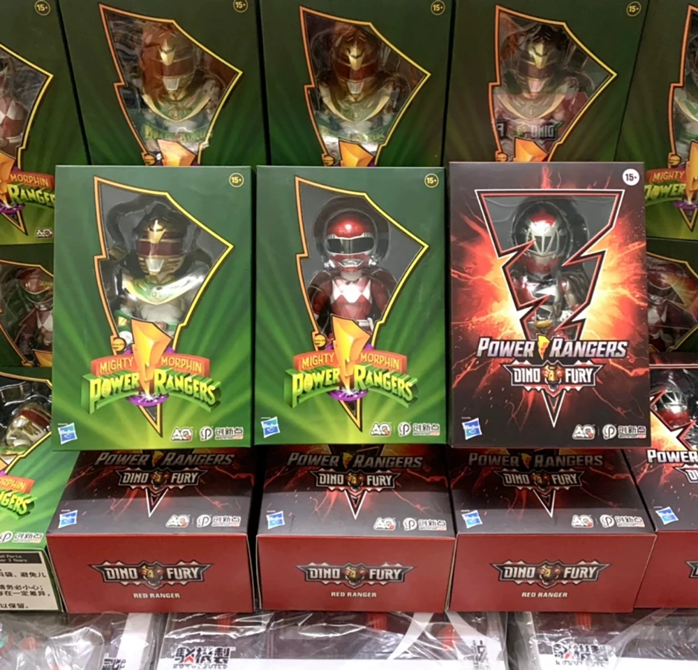 [Na stanie] Hasbro & Innovation Point Action Q Figure Power Rangers Red Ranger & Lord Drakkon 13,5 cm Kolekcjonerskie modele zabawek