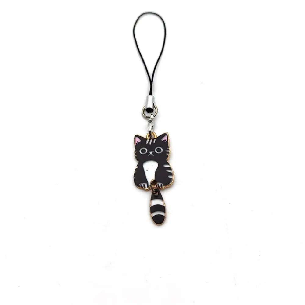 

Bag Decor Kitten Pendant Cat Phone Strap Anti Lost Wag Tail Y2K Phone Charm Keychain Cute Phone Lanyard Jewelry Gift
