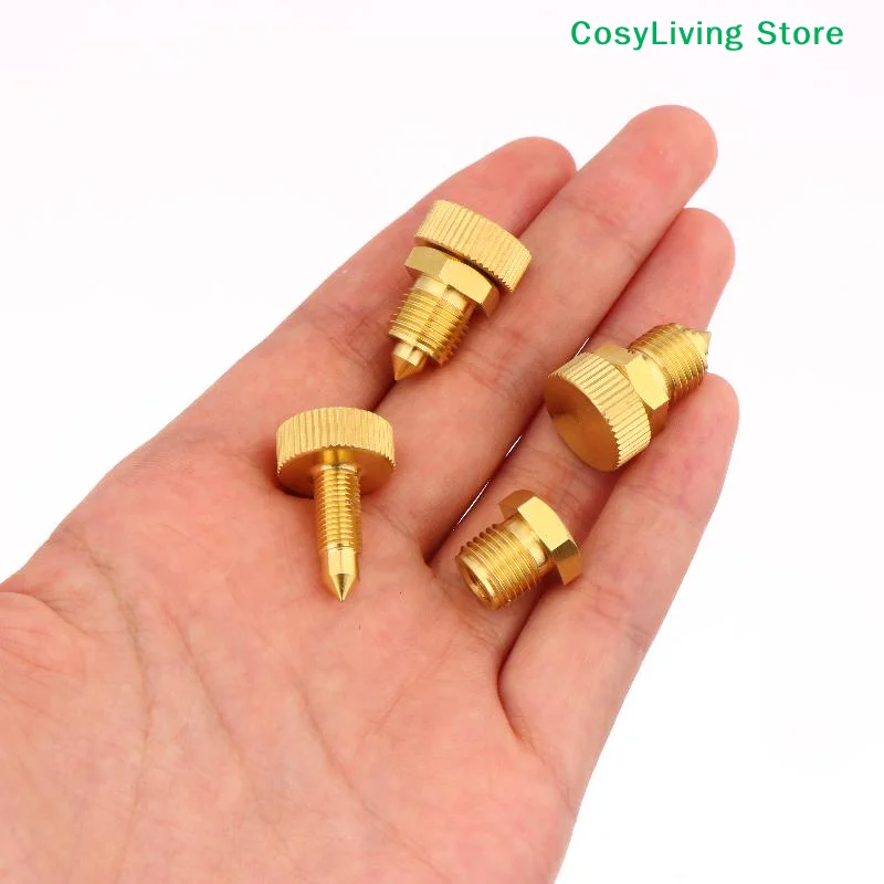 [CL]3Pcs High Pressure Air Bleed Screw Copper Safety Bleeder Valve 3-Stage Pump Spare Replacement PCP Air Pumps Parts[CL]