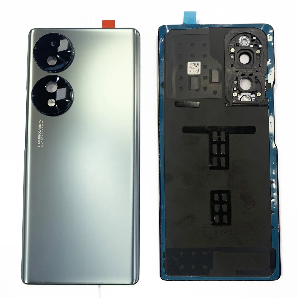 New Rear Battery Cover Housing Door For Honor 70 Back Cover Chassis Camera Lens + Adhesive Smartphone Repair Parts