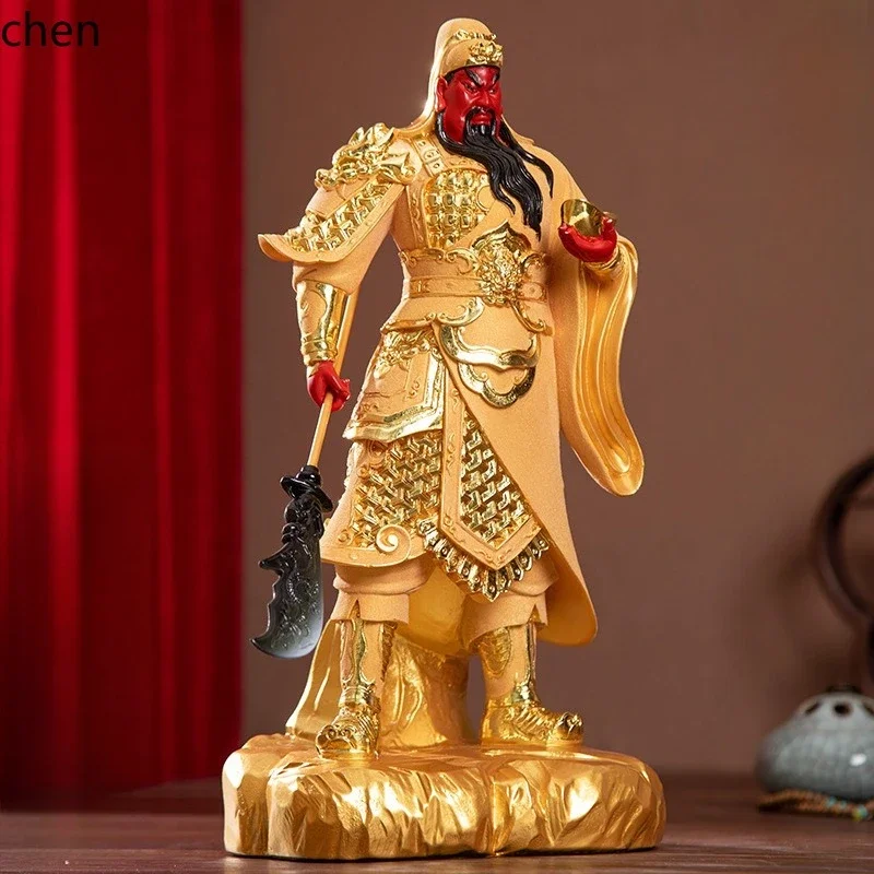 FX-22  enjoys the bring in wealth and treasure guan gong ornaments kowloon guan gong statue statue office company opening
