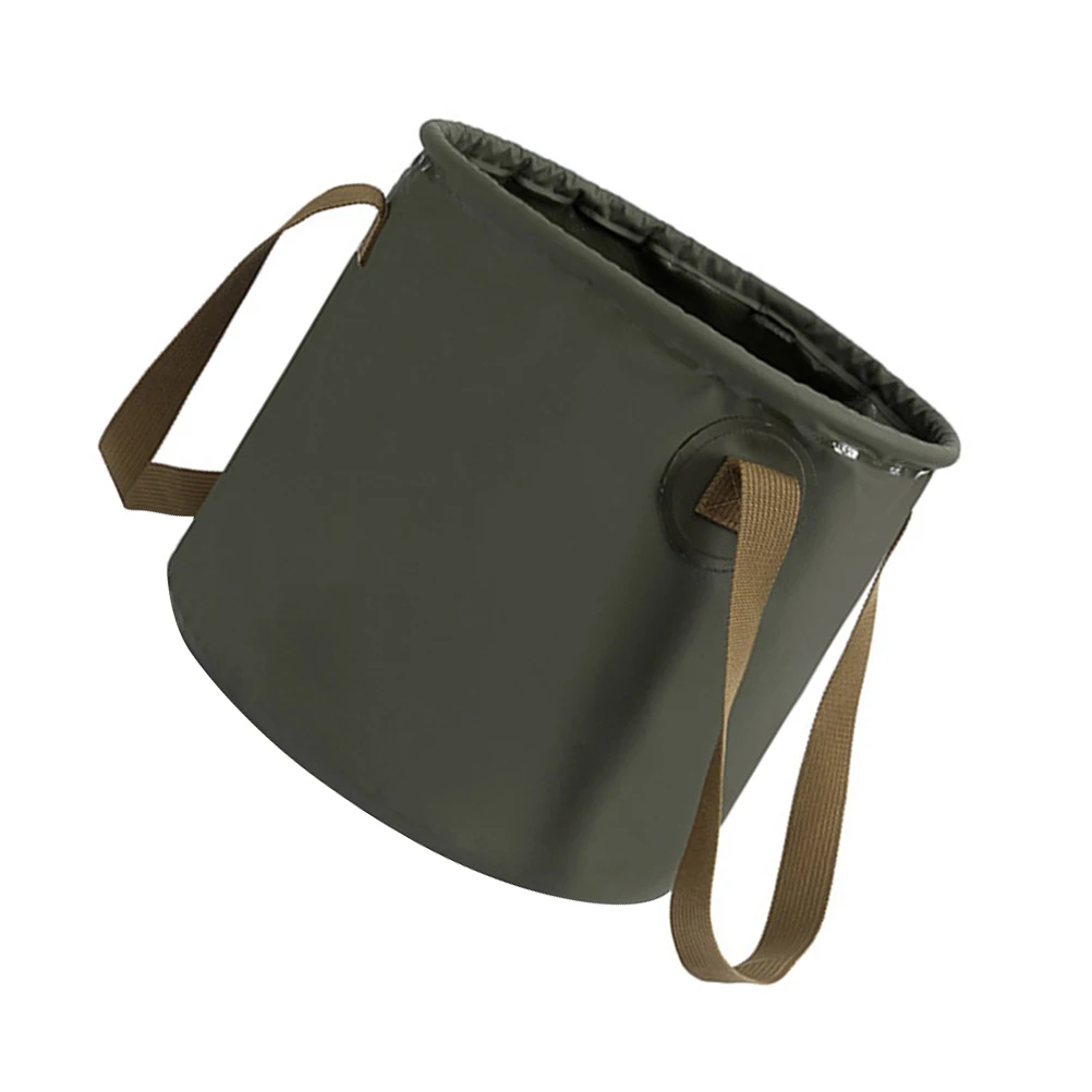 

Travel Portable Foot Bathtub Water Container Wash Basin for Outdoor Green Pvc Sandwich Cloth