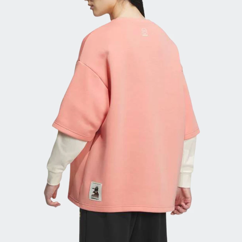 Adidas genuine Neo couple style 2-in-1 sports fake two-piece hoodie IS2794