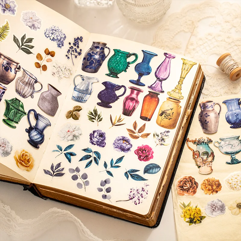 20 قطعة/الوحدة Kawaii القرطاسية ملصقات Freelance بائع الزهور مذكرات مخطط ملصق مزخرفة سكرابوكينغ الحرفية ملصق #3