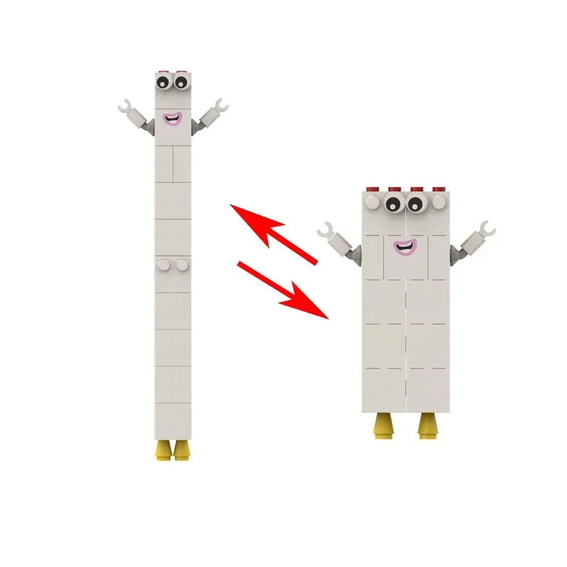 10pcs Set Numberblocks Figures Model Action PVC Statue Model Collection Room Decoration Birthday Cake Decor Christmas Gift Toys